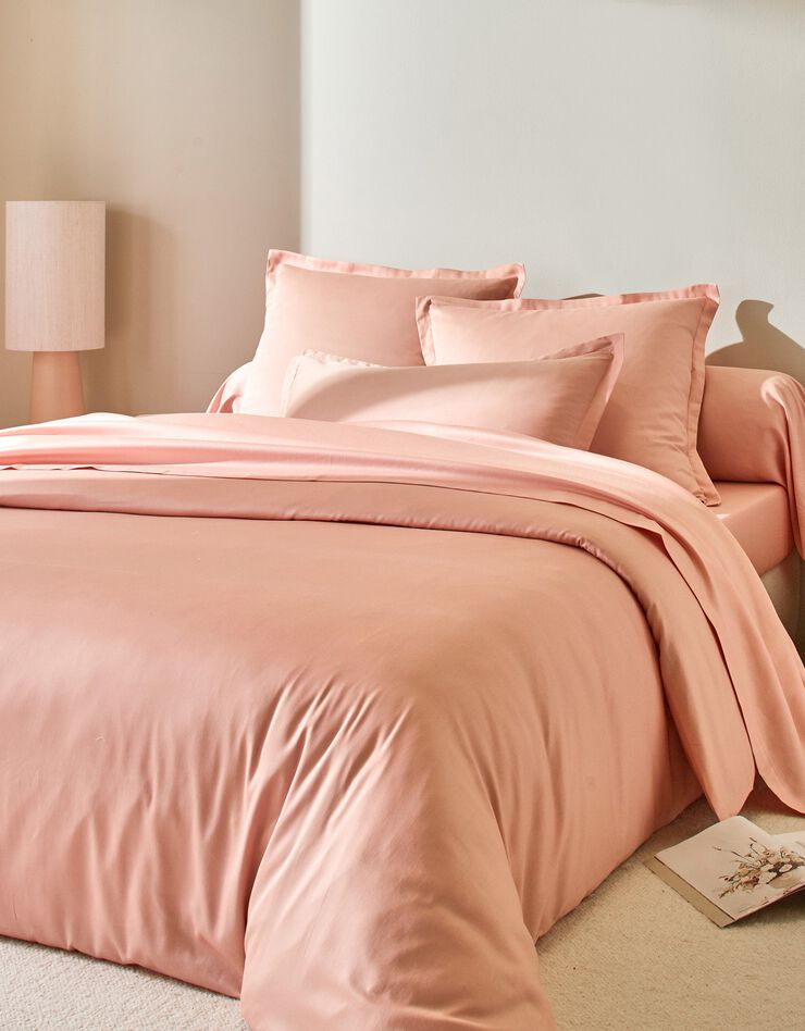 Linge de lit satin uni (rose blush)