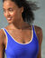Maillot de bain 1 pièce uni gainant Ilaya (bleu)