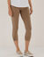 Legging 3/4, bas boutonn&eacute; (taupe)