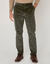 Pantalon chino velours fines c&ocirc;tes  (vert gris&eacute;)