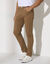 Pantalon 5 poches élastiqué côtés - entrej. 77 cm (marron clair)