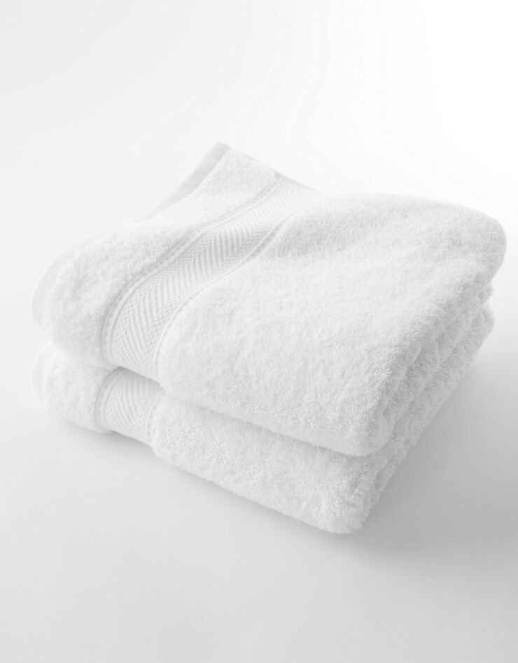 Éponge unie 540g/m2 confort luxe  (blanc)