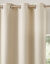 Rideau occultant uni satiné finition oeillets (beige)