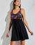 Robe de bain SAGUA (noir / rose)