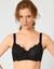 Soutien-gorge forme minimiseur en dentelle et microfibre Ambato - avec armatures (noir)