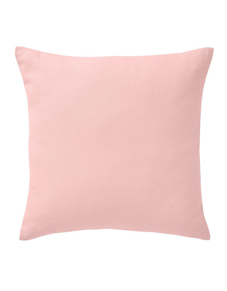 Housse de coussin unie bachette - lot de 2 (rose poudré) Housse de coussin unie bachette - lot de 2 (rose poudré)