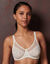  Soutien-gorge forme minimiseur en dentelle et microfibre Sardara - avec armatures (ivoire)