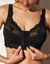 Soutien-gorge ouvert devant - sans armatures (noir)