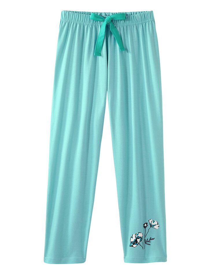 Pantacourt pyjama jersey (aqua) Pantacourt pyjama jersey (aqua)
