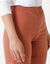 Pantalon sculptant, ceinture ventre plat (caramel)
