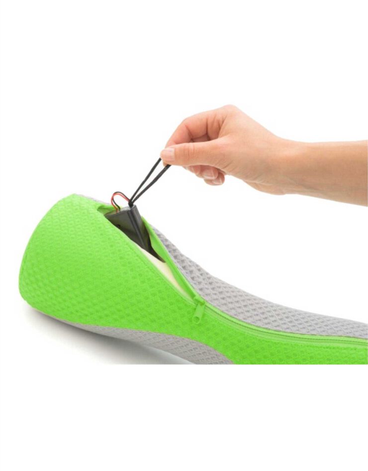 Rouleau d'auto-massage (vert/gris)