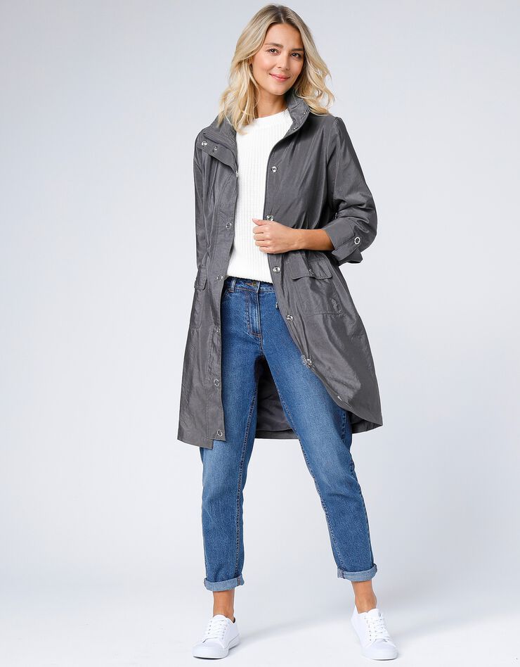Parka à capuche déperlante (anthracite) Parka à capuche déperlante (anthracite)