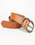 Ceinture boucle dorée (caramel)