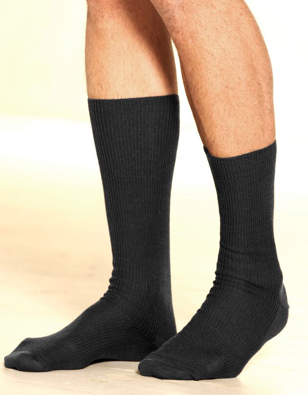 Chaussettes spéciales circulation - lot de 2 paires (gris anthracite)