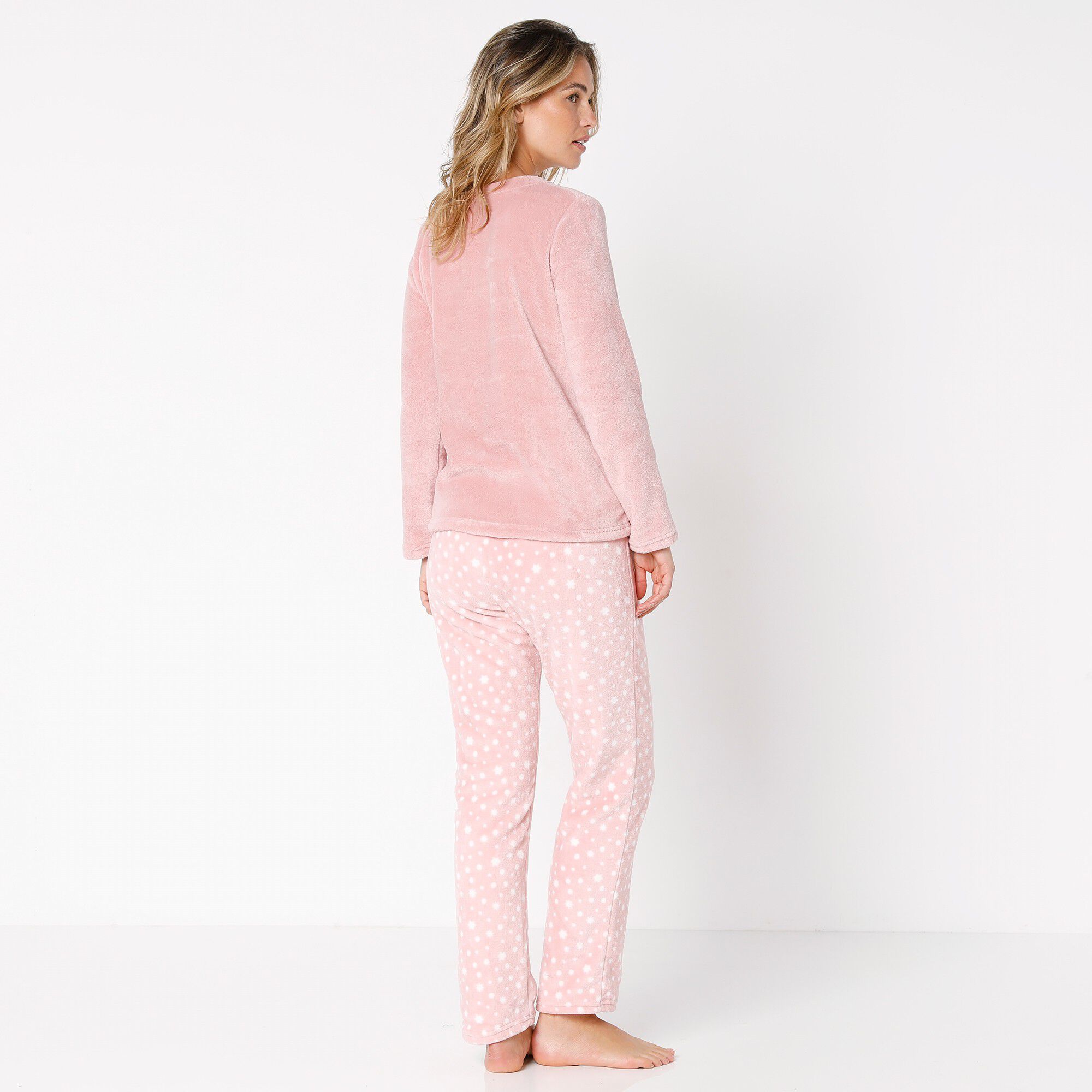 Pantalon Pyjama Homme Fraise - 95% Polyester 5% élasthanne, Coupe Ample, Poches, Cordon De Serrage, Ultra Doux - 3