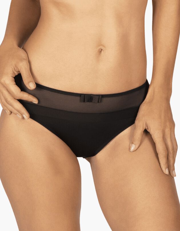 Slip microfibre Tulle Design WELL®  (noir)