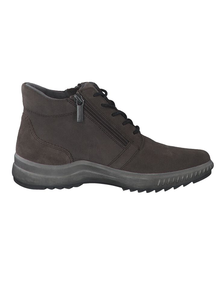 Bottines dessus croûte de cuir - largeur confort (anthracite) Bottines dessus croûte de cuir - largeur confort (anthracite)