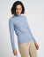 Sous-pull uni col roul&eacute; stretch (bleu gris&eacute;)