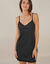 Fond de robe extensible maille microfibre (noir)