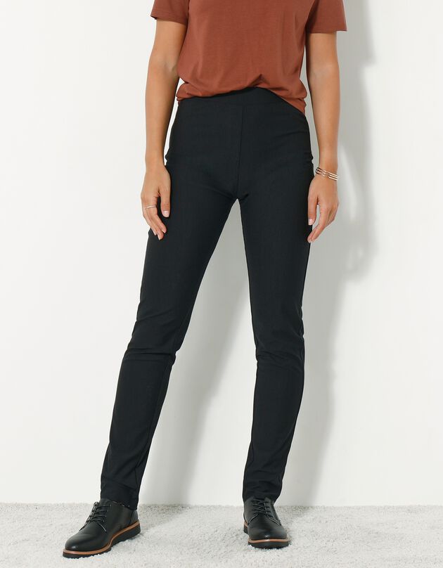 Jegging maille uni (noir)