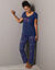 Pantalon de pyjama imprimé étoiles Estrella - coton (marine) Pantalon de pyjama imprimé étoiles Estrella - coton (marine)