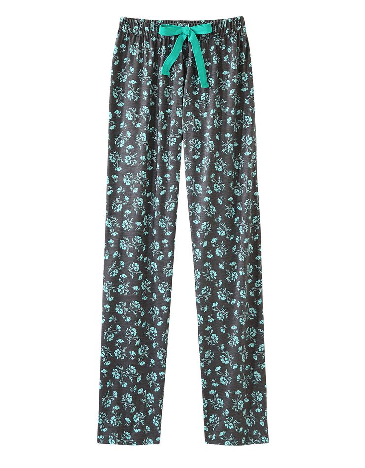 Pantalon pyjama jersey (aqua / gris) Pantalon pyjama jersey (aqua / gris)