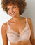 Soutien-gorge Coeur Croisé dentelle - avec armatures (beige)