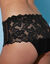 Culotte haute dentelle unie Arum (noir)