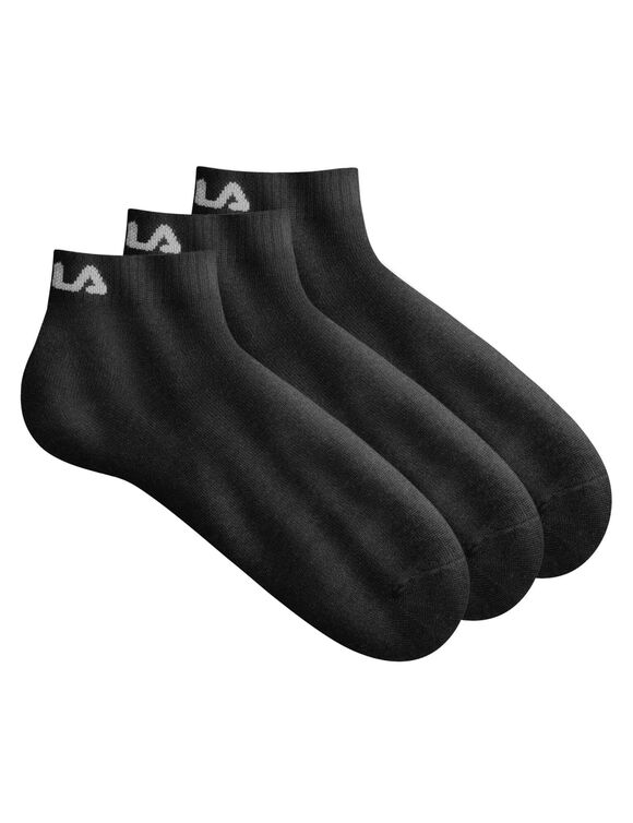 Chaussettes tiges courtes "Training" - lot de 3 paires (noir)