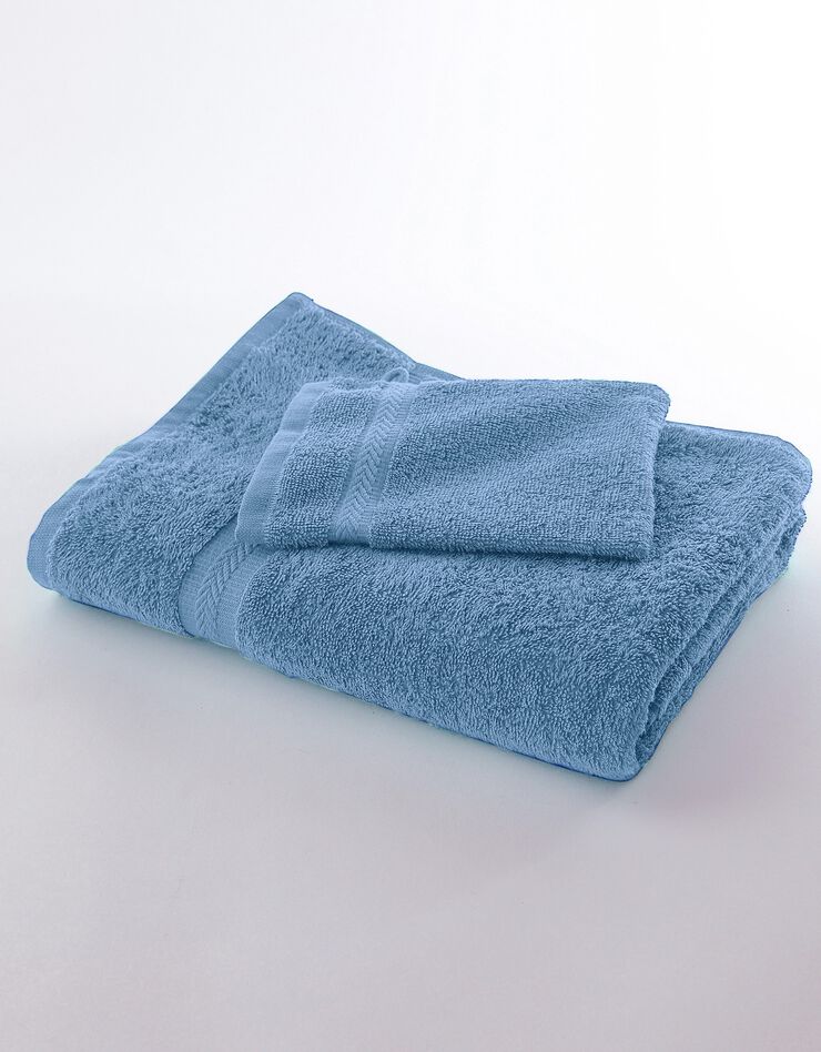 Eponge unie 420 g/m2 confort moelleux (bleu jean) Eponge unie 420 g/m2 confort moelleux (bleu jean)