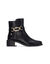 Boots boucle fantaisie dorée (noir)