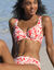 Haut de maillot de bain avec armatures Linao - forme balconnet (grenadine / écru)