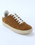 Baskets vintage croûte de cuir colorées (taupe)