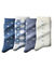 Chaussettes imprimées coeurs - lot de 4 paires (bleu)
