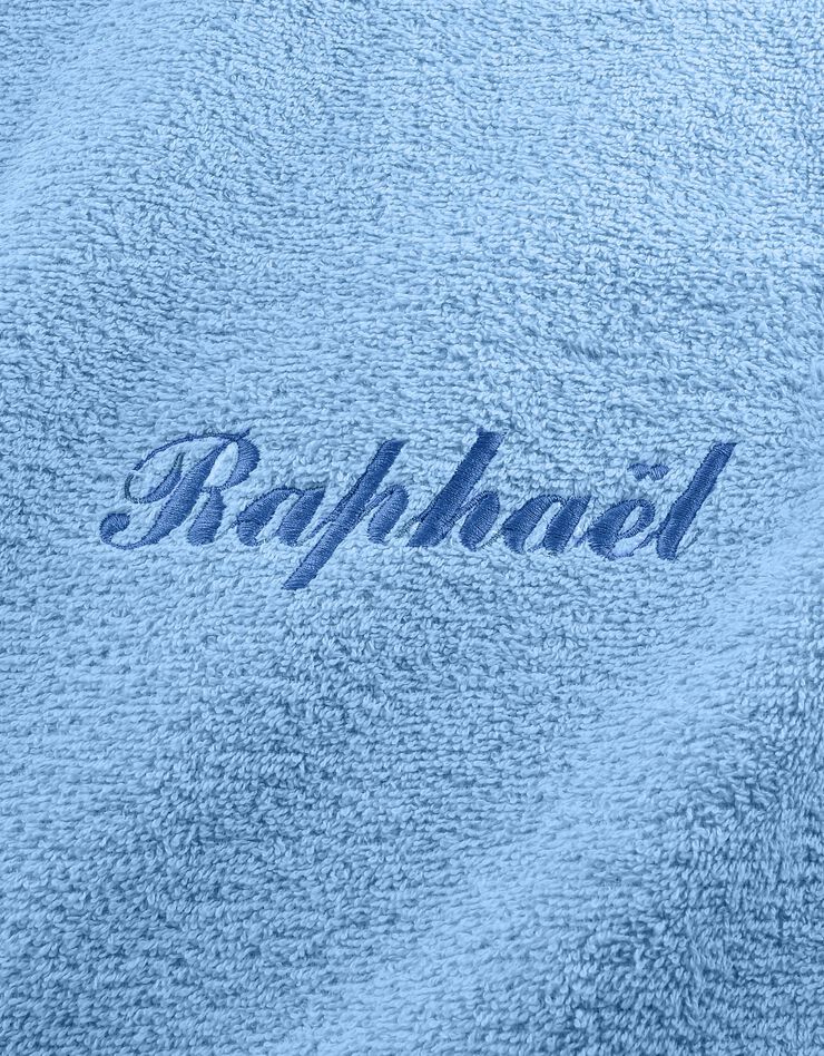 Serviette éponge personnalisable confort moelleux (bleuet)