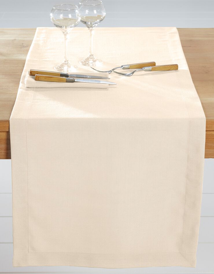 Nappe aspect lin (naturel) Nappe aspect lin (naturel)