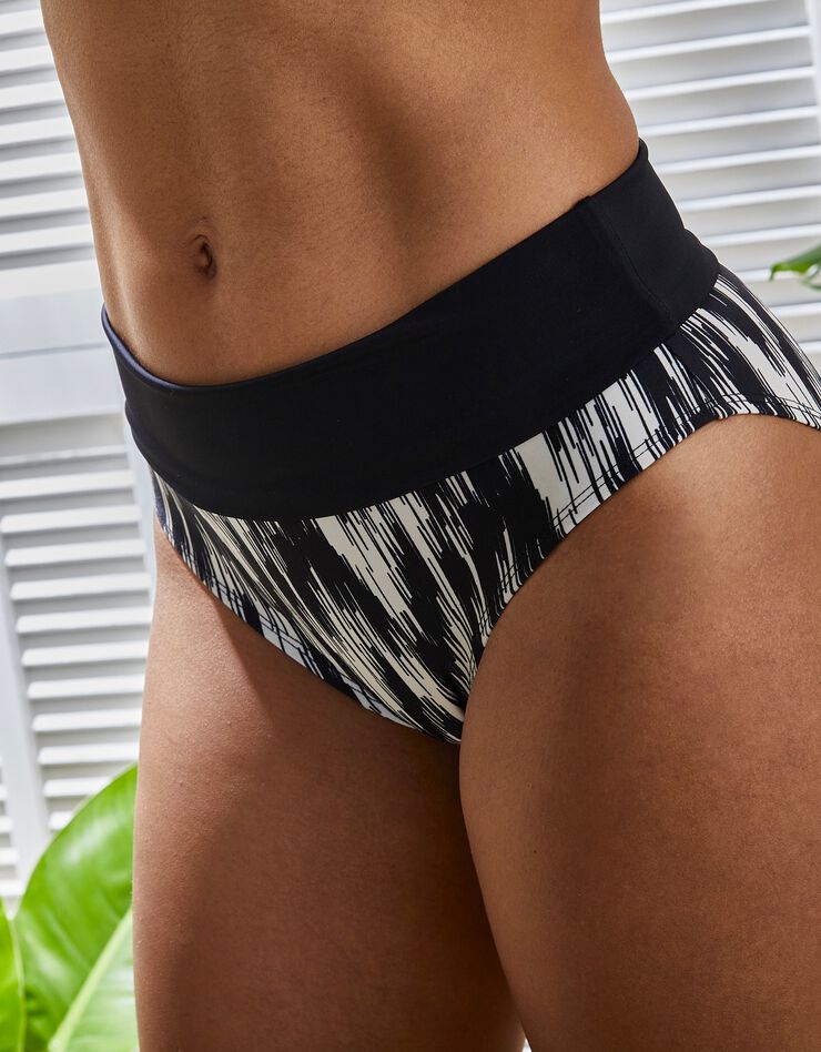 Slip à ceinture modulable Uvero, ventre plat (noir / beige) Slip à ceinture modulable Uvero, ventre plat (noir / beige)