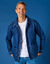 Veste worker boutonnée 3 poches jean coton (stone)