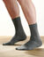 Mi-chaussettes basiques - lot de 6 paires (gris)