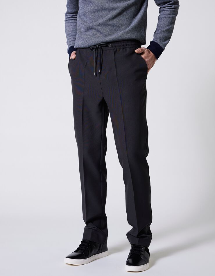 Pantalon confort taille élastiquée (gris) Pantalon confort taille élastiquée (gris)