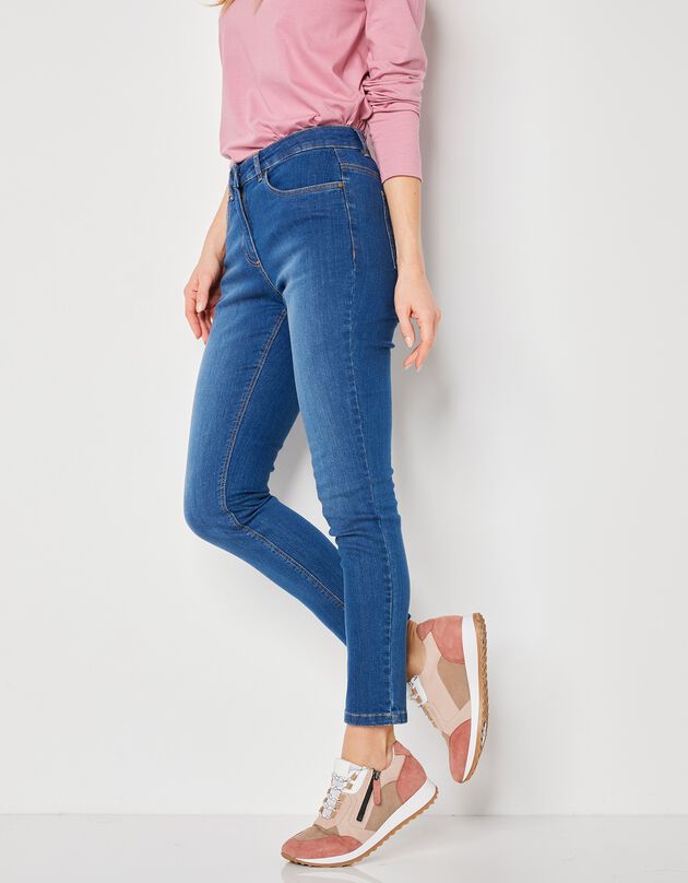 Jean stretch coupe 7/8ème fuselée (stone)