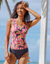 Maillot de bain 1 pièce post-opératoire Baracoa (gris / orange)