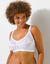 Soutien-gorge dentelle grand maintien, sans armatures (blanc)