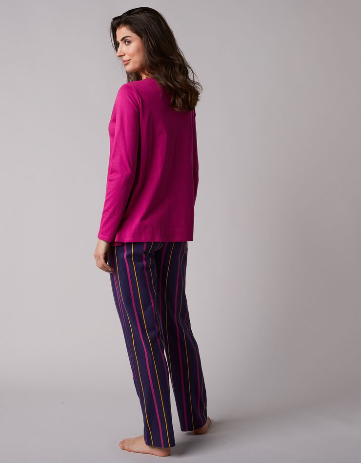 Pantalon de pyjama imprimé rayé Estrella - coton (marine) Pantalon de pyjama imprimé rayé Estrella - coton (marine)
