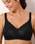 Soutien-gorge minimiseur dentelle graphique - sans armatures (noir)