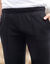 Pantalon loisirs molleton, bas droits (noir)