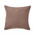 Housse de coussin unie bachette - lot de 2 (taupe)