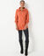 Pull tunique col camionneur zippé (paprika)