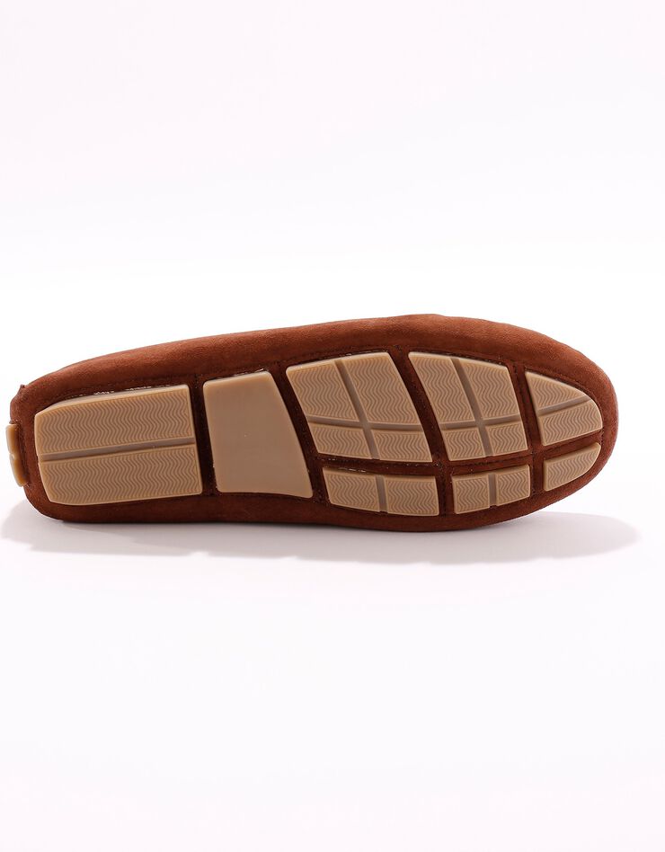 Mocassins en croûte de cuir - marron (marron)