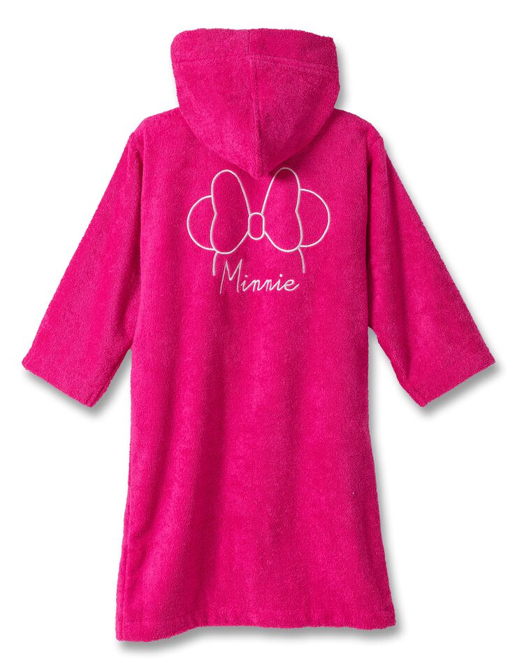 Peignoir enfant à capuche Minnie® Cœur Disney® personnalisable (fuchsia) Peignoir enfant à capuche Minnie® Cœur Disney® personnalisable (fuchsia)